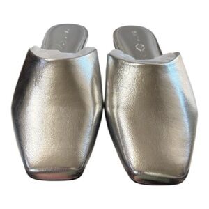 Katy Perry Metallic Mule Slides
Silver Soft Nappa
Size 10 Women
